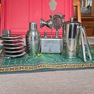 Jameson Barware Set with Shaker and Coasters